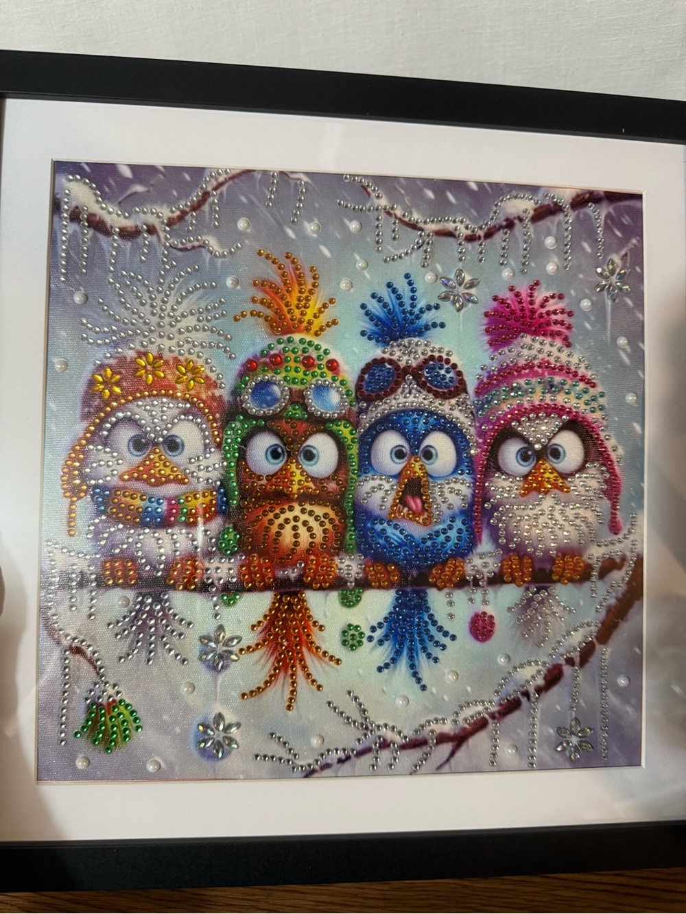 Angry birds, framed